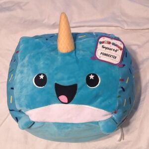 Poindexter, The Narwhal Plushie 10" by 10" by 10"